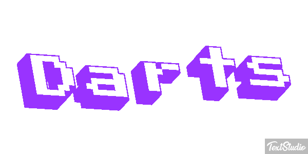 Darts Text effect