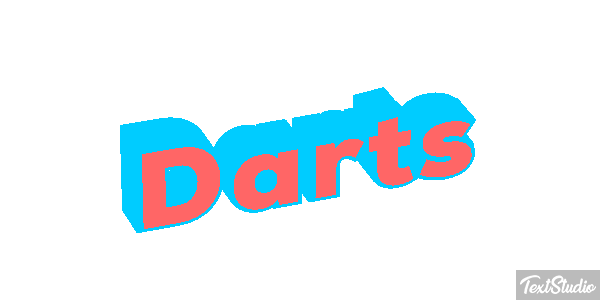 Darts Text effect