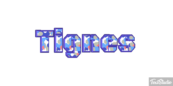 Tignes Efekt tekstowy