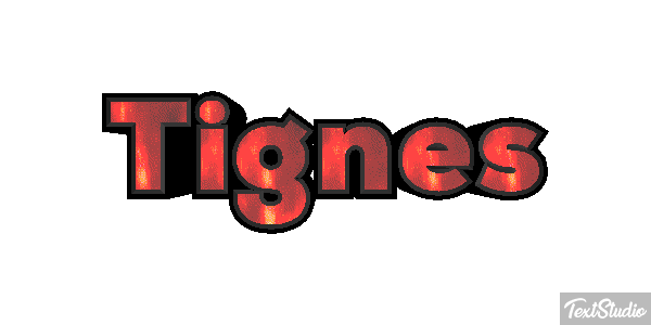 Tignes Efekt tekstowy