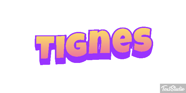 Tignes Efekt tekstowy