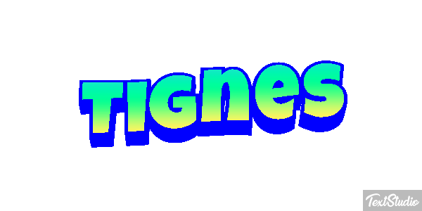 Tignes Efekt tekstowy