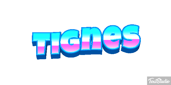 Tignes Efekt tekstowy