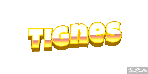 Tignes Efekt tekstowy