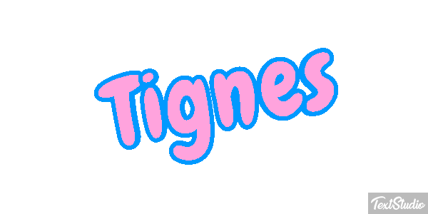 Tignes Efekt tekstowy