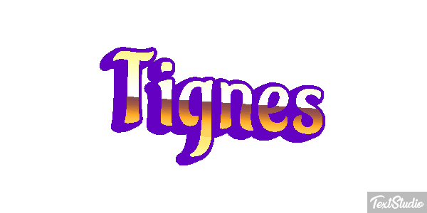 Tignes Efekt tekstowy