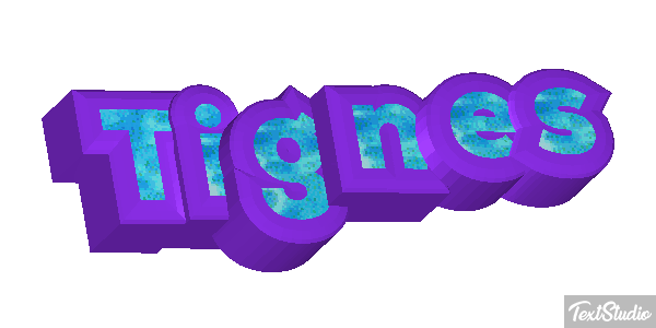 Tignes Efekt tekstowy