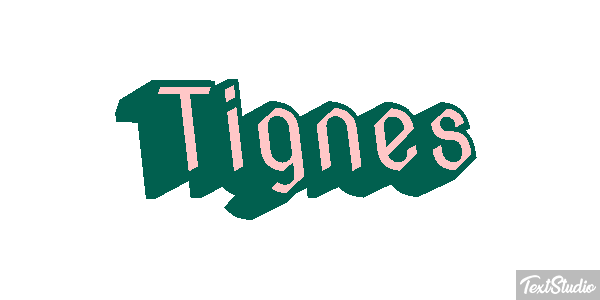 Tignes Efekt tekstowy