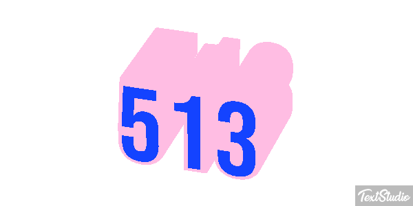 513 Texteffekt