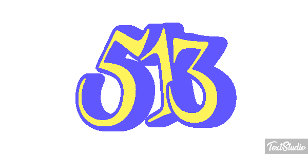 513 Texteffekt