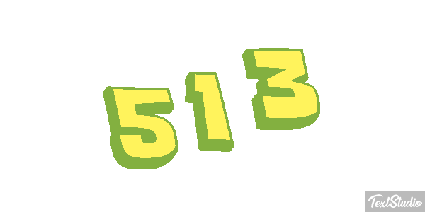 513 Texteffekt