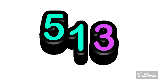 513 Texteffekt