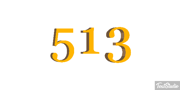513 Texteffekt