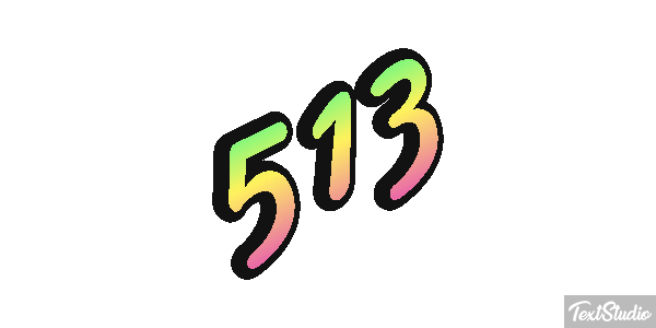 513 Texteffekt