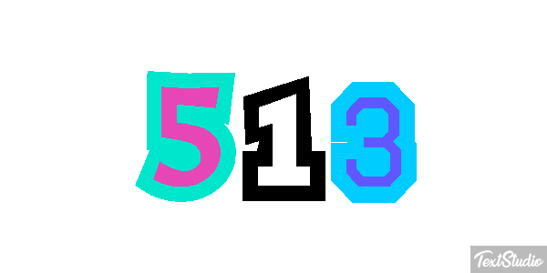 513 Texteffekt