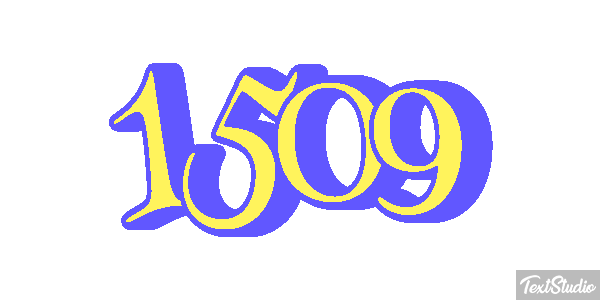1509 Text effect