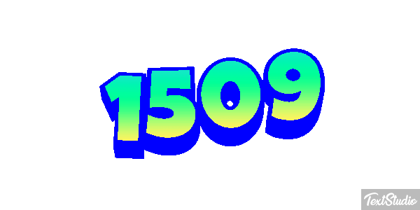 1509 Text effect