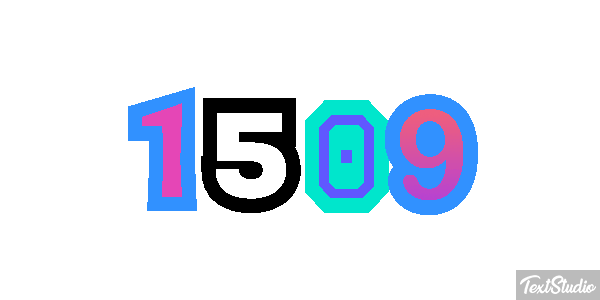 1509 Text effect