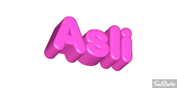 Aslı テキスト効果
