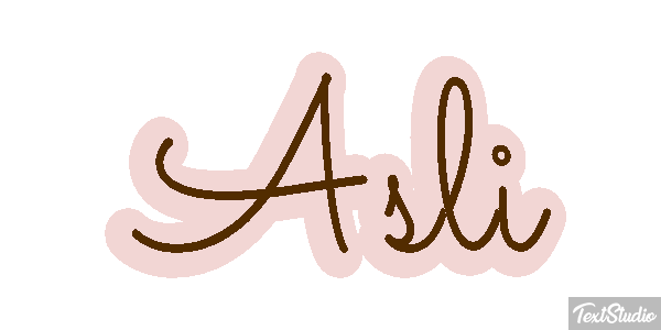 Aslı テキスト効果