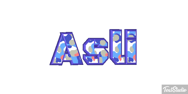 Aslı テキスト効果
