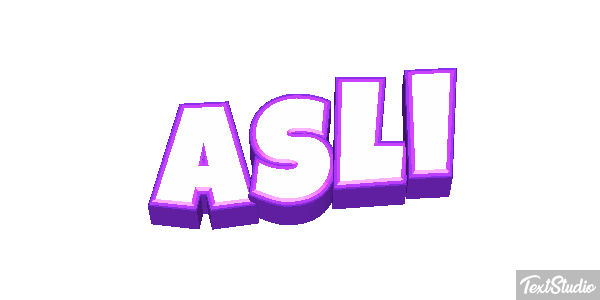 Aslı テキスト効果