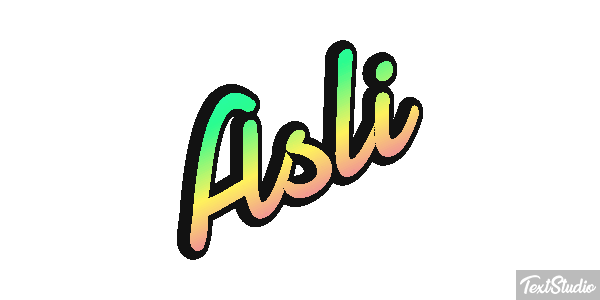 Aslı テキスト効果
