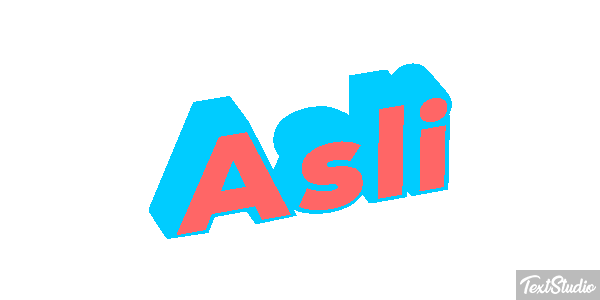 Aslı テキスト効果