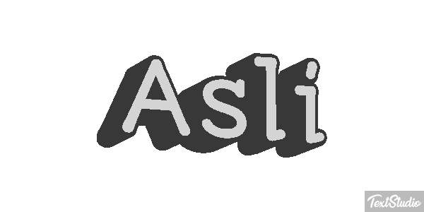 Aslı テキスト効果