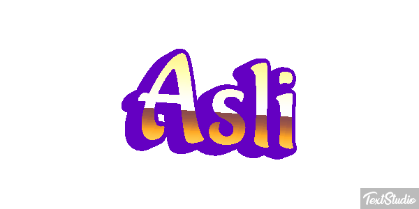 Aslı テキスト効果