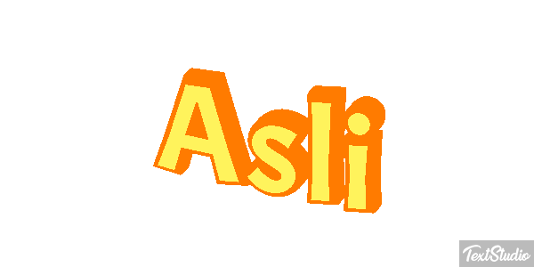 Aslı テキスト効果