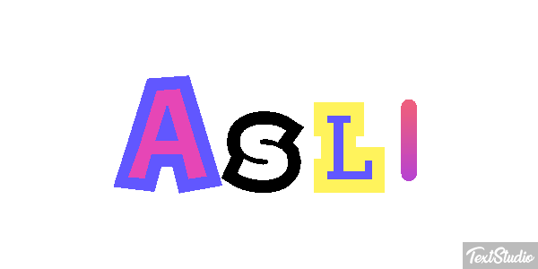 Aslı テキスト効果