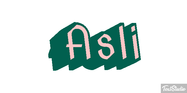 Aslı テキスト効果