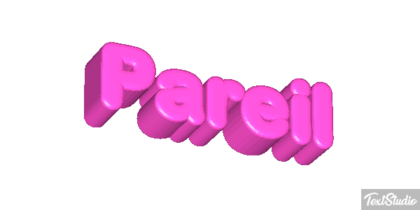 Pareil Effet de texte