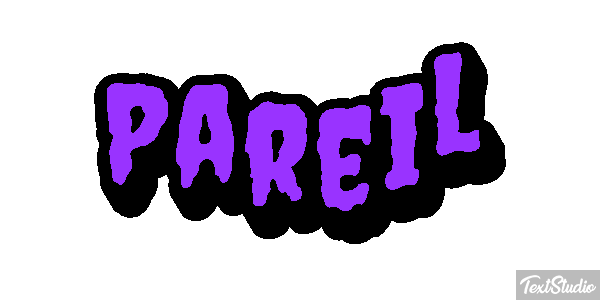 Pareil Effet de texte