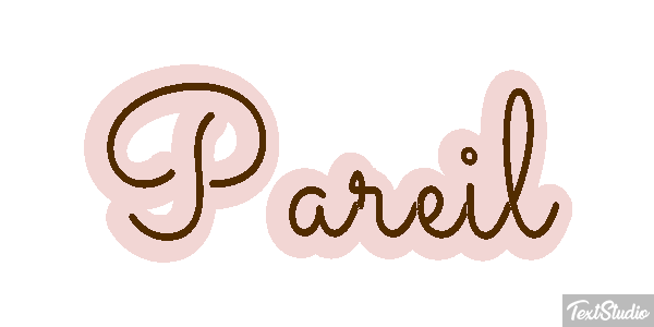 Pareil Effet de texte