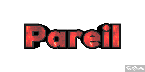 Pareil Effet de texte