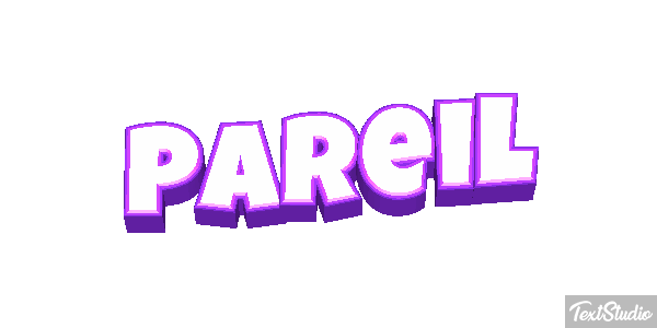 Pareil Effet de texte