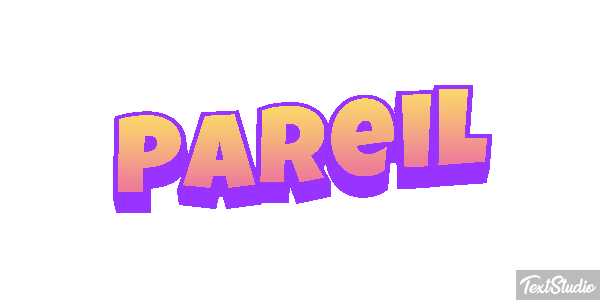 Pareil Effet de texte
