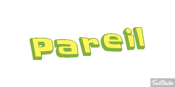 Pareil Effet de texte
