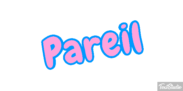 Pareil Effet de texte