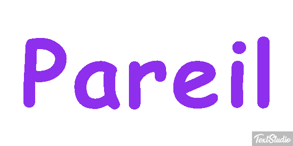 Pareil Effet de texte