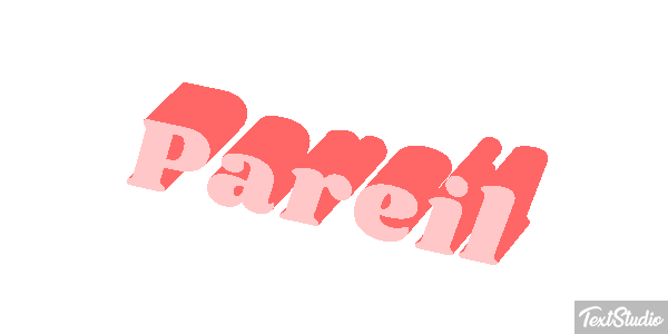 Pareil Effet de texte