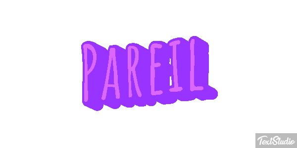 Pareil Effet de texte
