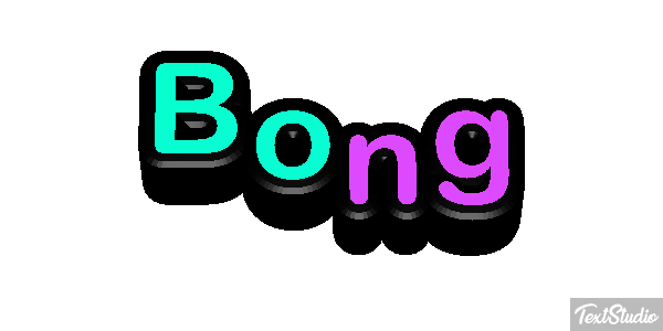 Bong Text effect