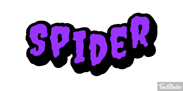 Spider Текстовый эффект