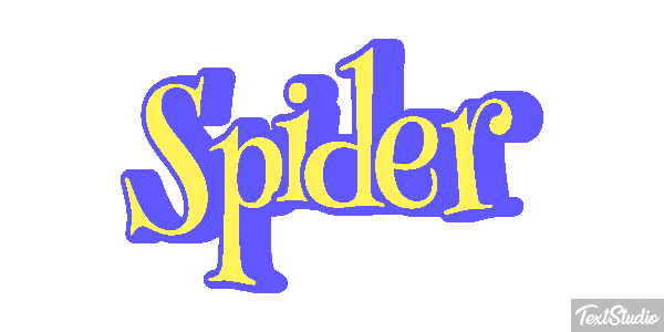 Spider Текстовый эффект