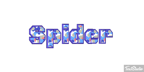 Spider Текстовый эффект