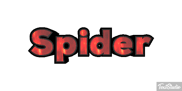 Spider Текстовый эффект