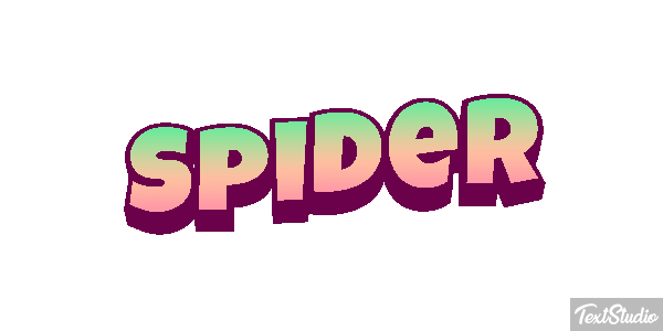 Spider Текстовый эффект
